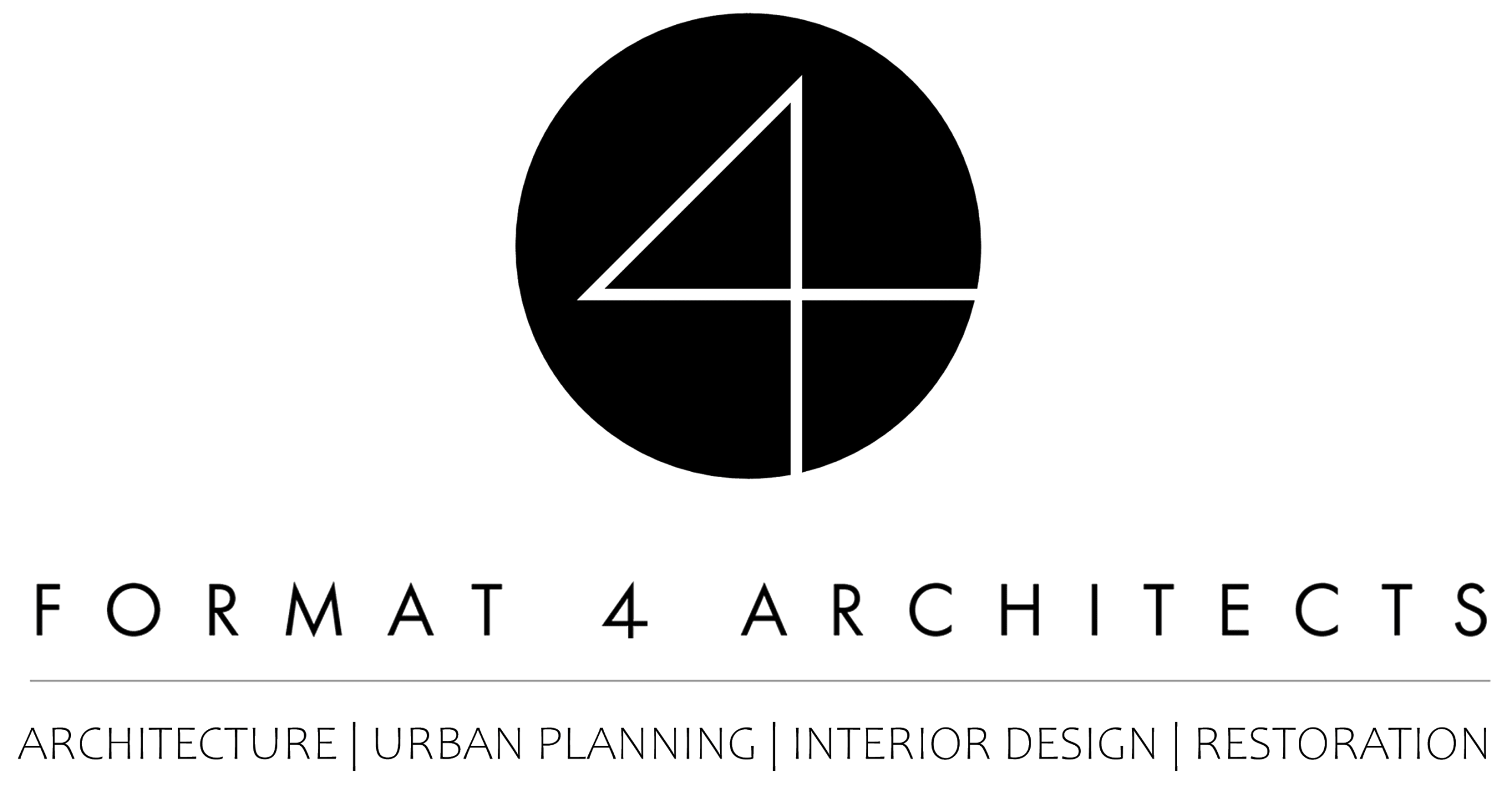 Format4 - Format4 Birou de arhitectura Cluj Napoca logo fundal negru octombrie 2 FINAL 2025 centru negru 1 scaled